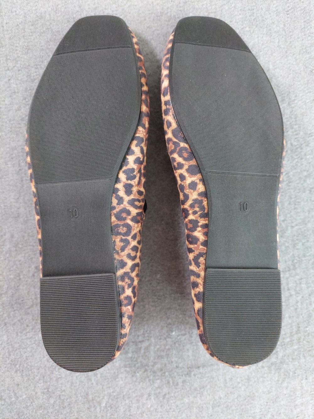 Serra Leopard Print Mary Jane Flats Memory Foam Size 10 - Picture 7 of 7